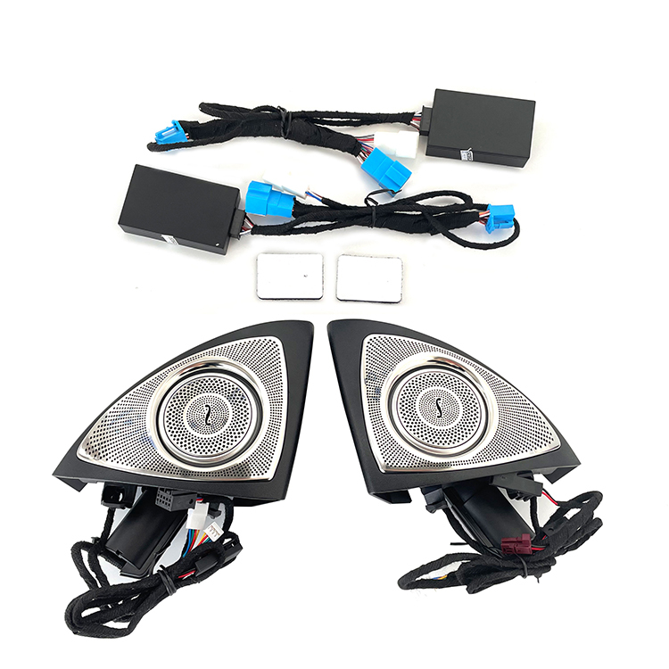 E-class W213 3D Rotating Tweeter 64 colors Ambient Light For Mercedes Benz E-class 2016-2022