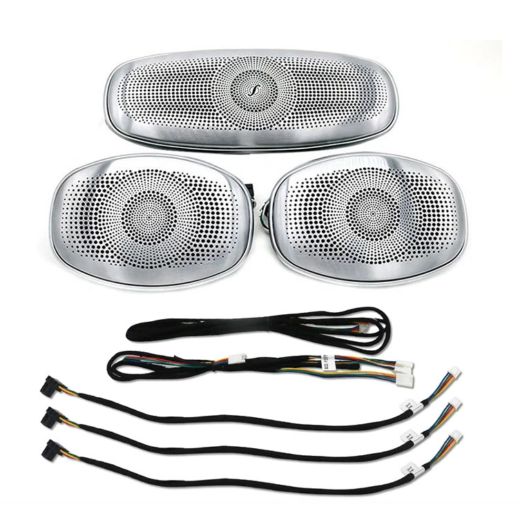 (3 pieces) S-class W205 Rear Roof Speaker with Ambient Lights For Mercedes-Benz S-class 2014-2020